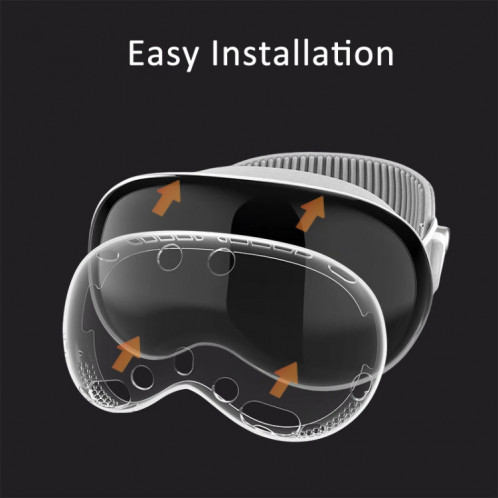 Pour Apple Vision Pro 4 en 1 Kit couvercle d'objectif accessoires de boîtier de Protection de batterie, spécification: A Style blanc gris SH6302350-07