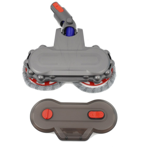 Tête de vadrouille électrique pour aspirateur Dyson V7 / V8 / V10 / V11 / V15 / G5, avec réservoir d'eau amovible et 6 tampons de vadrouille SH8401184-09