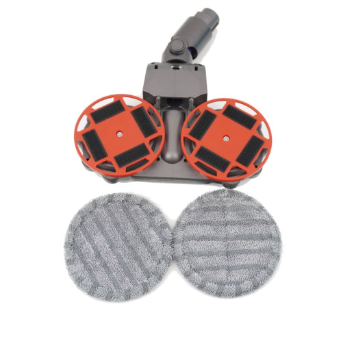Tête de vadrouille électrique pour aspirateur Dyson V7 / V8 / V10 / V11 / V15 / G5, avec réservoir d'eau amovible et 6 tampons de vadrouille SH8401184-09