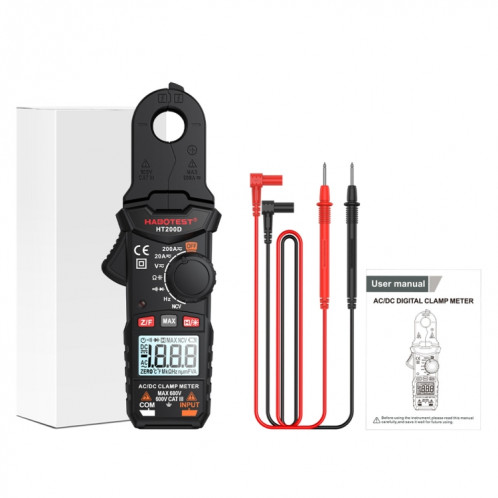 Mini multimètre à pince ampèremètre numérique portable SH99021267-013