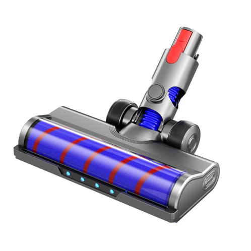 Tête de brosse de sol en velours doux pour aspirateur Dyson V7 V8 V10 V11 V15 V8 Slim, avec moteur indépendant d'éclairage LED SH18011683-06
