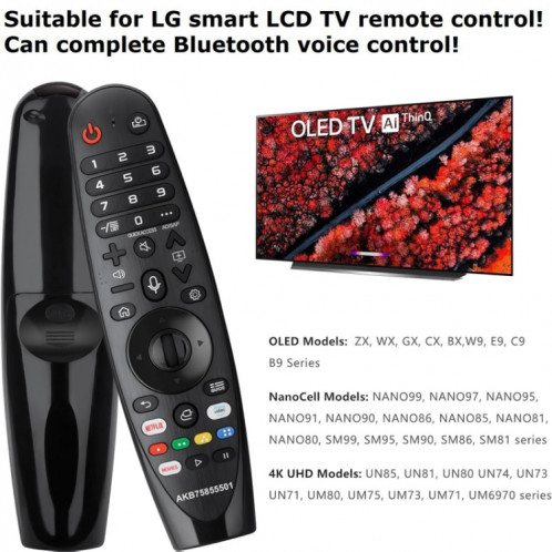 Pour LG TV Bluetooth télécommande multifonction vocale infrarouge portable (AKB75855501) SH001A545-06