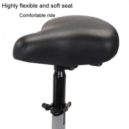 Scooter pliant adulte scooter de mobilité à deux roues vélo à pédales à double aile avec siège (noir) SH201B1543-011