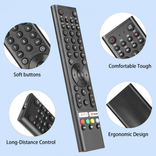 Pour télécommande vocale Bluetooth ChangHong/CHIQ TV SH00521595-08