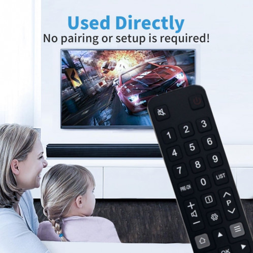 Pour télécommande infrarouge intelligente TCL TV (RC802NU YUI1) SH401B655-04