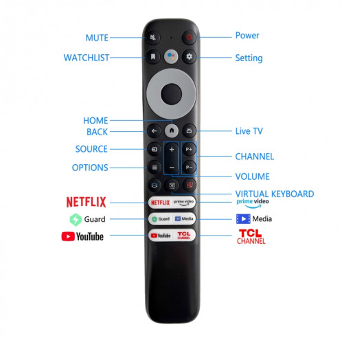 Pour télécommande infrarouge Smart TV TCL FMR1 SH00581101-06