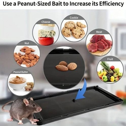 Planche de souris collante en plastique, autocollant anti-rat, 6 pièces/ensemble SH01251603-07