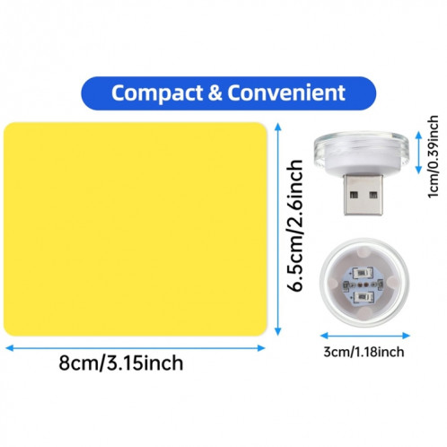 Lampe anti-moustique à panneau anti-insectes collant USB SH01361594-08