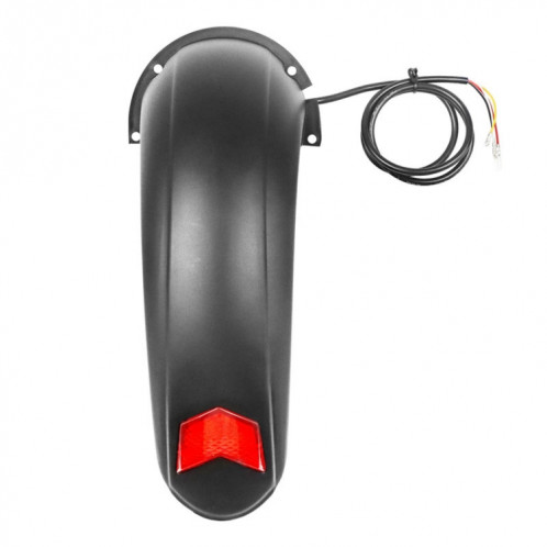 AIMITE pour accessoires de garde-boue arrière de scooter électrique KUGOO M4 de 10 pouces avec feu arrière (noir) SA501A1130-06