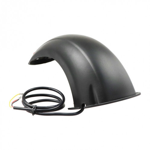 AIMITE pour accessoires de garde-boue arrière de scooter électrique KUGOO M4 de 10 pouces avec feu arrière (noir) SA501A1130-06