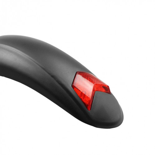 AIMITE pour accessoires de garde-boue arrière de scooter électrique KUGOO M4 de 10 pouces avec feu arrière (noir) SA501A1130-06