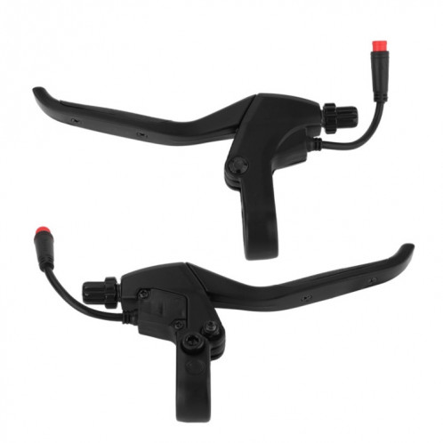 Pour KUGOO M5 AIMITE 1 paire poignée de frein de Scooter électrique tête étanche poignée de frein antidérapante gauche et droite (noir) SA601A183-05