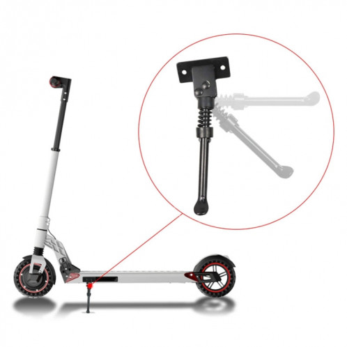 AIMITE pour 10 pouces KUGOO M4 Scooter électrique Support de pied en métal béquille de stationnement (noir) SA701A197-06