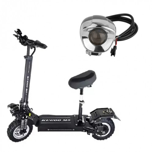 Feux d'avertissement de phare avant pour Scooter électrique KUGOO M5 AIMITE (noir) SA401A140-05