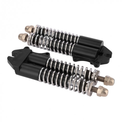 Pour KUGOO M5 AIMITE 1 paire d'accessoires de Scooter électrique amortisseurs double ressort (noir) SA101A641-05
