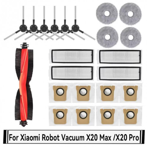 42 en 1 pour Xiaomi Robot Vacuum X20 Max Pièces Accessoires SH32051603-07