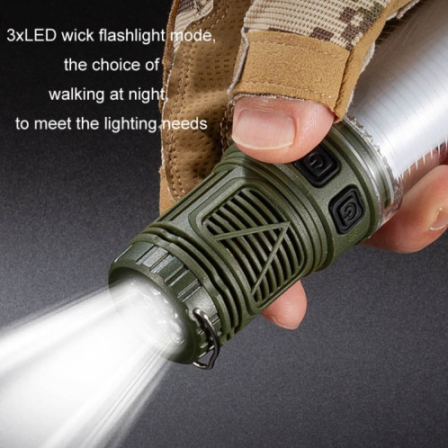 Lampe de camping anti-moustiques LED 3 en 1, lumière magnétique pour tente extérieure (W8122 vert) SH101B6-013