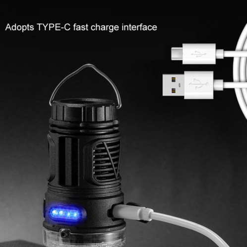 Lampe de camping anti-moustiques LED 3 en 1, lumière magnétique pour tente extérieure (W8122 vert) SH101B6-013