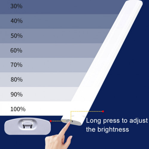 Lampe d'urgence à LED 30 cm avec capteur humain USB tricolore à intensité variable pour armoire SH75031552-012