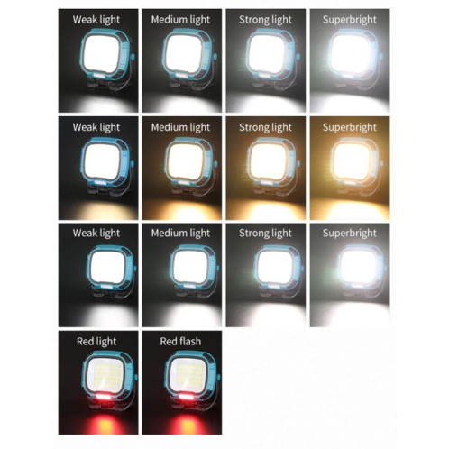 Projecteur d'éclairage extérieur à chargement COB Work Lilight Type-C (W892-1 bleu sans batterie) SH801A570-09