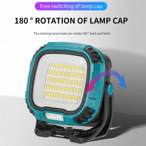Projecteur d'éclairage extérieur à chargement COB Work Lilight Type-C (W892-1 bleu sans batterie) SH801A570-09