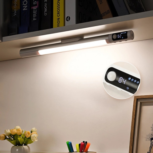 Veilleuse LED rechargeable sous armoire avec détecteur de mouvement et affichage numérique 2000 mAH (noir) SH202B967-014
