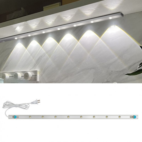 Lampe d'armoire à capteur de mouvement, prise CN 220V, barre lumineuse LED, spécifications: blanc 30cm SH2207852-08