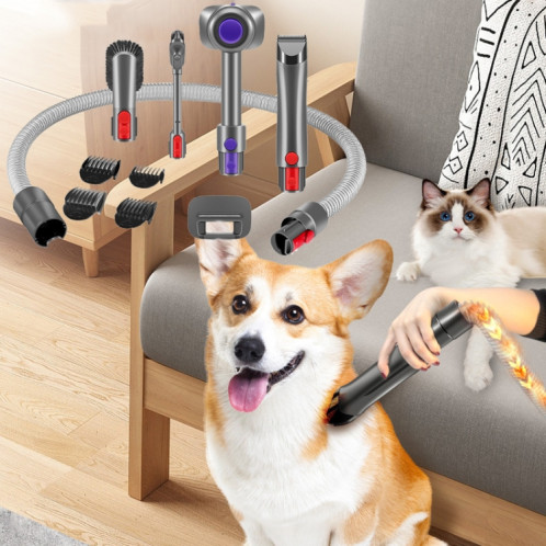 Ensemble 7 en 1 de têtes de brosse pour animaux de compagnie pour aspirateur Dyson V7 V8 V10 V11 SH7703627-05