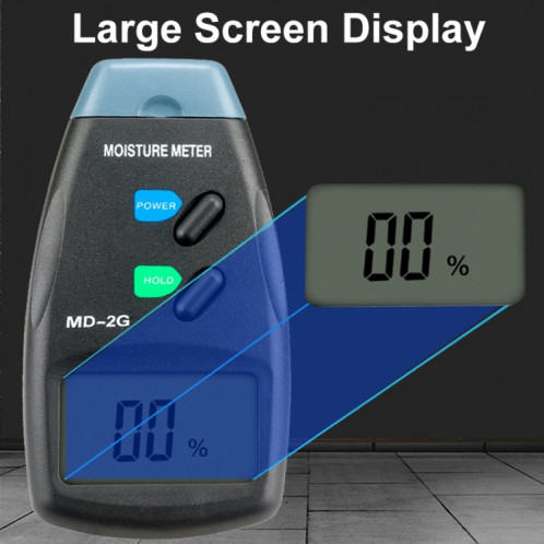 Détecteur d'humidité et d'humidité du bois à écran LCD à 2 broches MD-2G SH0632735-011