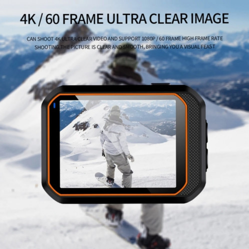SC002 4K/60FPS IP68 Caméra de plongée sous-marine HD WiFi étanche pour sports de plein air, couleur : noir + 128 G SH4903970-015