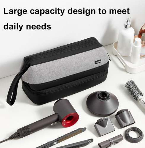Pour Dyson Baona BN-DS005 Sac de rangement pour sèche-cheveux et fer à friser à double couche de grande capacité (gris) SB401A1153-09