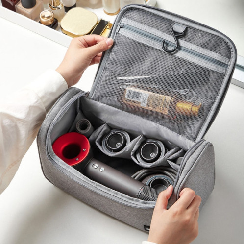 Pour Dyson Baona BN-DS002 Sac de rangement pour sèche-cheveux portable de grande capacité avec crochet (noir) SB001B1020-09
