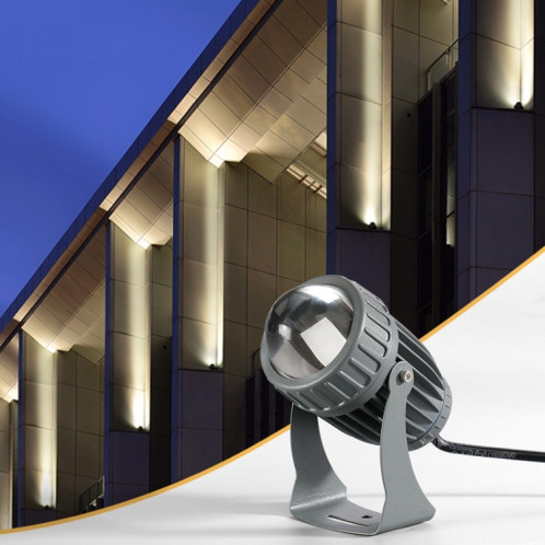 Projecteur LED 10 W à un faisceau, éclairage d'extérieur étanche, lampe murale à distance, lampe de paysage, couleur : choisissez 1 des 3 couleurs SH1201370-010