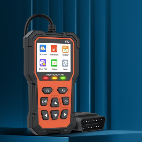 Test de performance de l'instrument de diagnostic de panne de véhicule OBD multifonctionnel (orange) SH701A900-013