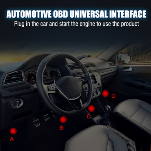 Testeur intelligent portatif OBD/EOBD pour voiture (S611) SH301A290-09