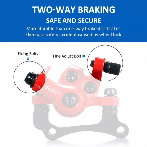 Pour frein à disque de scooter électrique KUGOO M4 10 pouces (rouge) SH601A928-08