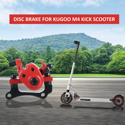 Pour frein à disque de scooter électrique KUGOO M4 10 pouces (rouge) SH601A928-08