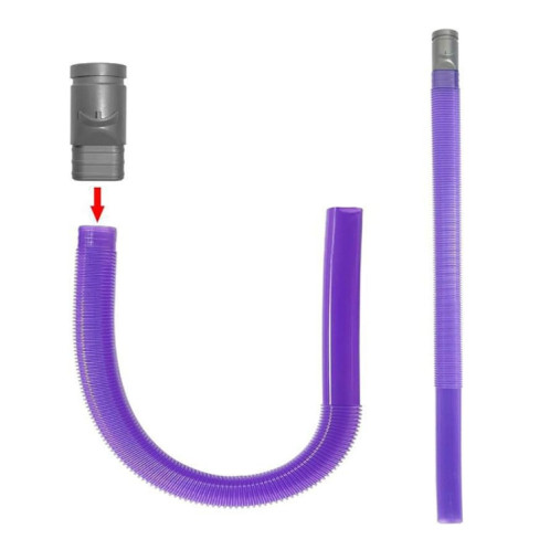 Pour Dyson V6 / DC Kit de nettoyage de conduit d'évacuation d'aspirateur sans fil avec fixation de tuyau violet SH6702455-06