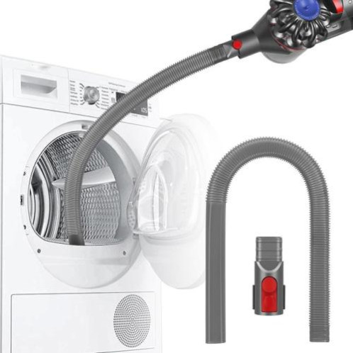 Pour Dyson V7 / V8 / V10 / V11 / V15 / G5 Kit de nettoyage de conduit d'évacuation d'aspirateur sans fil avec fixation de tuyau Gris SH6703946-06
