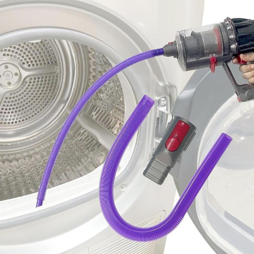 Pour Dyson V6 / DC Kit de nettoyage de conduit d'évacuation d'aspirateur sans fil avec fixation de tuyau violet SH6702455-06