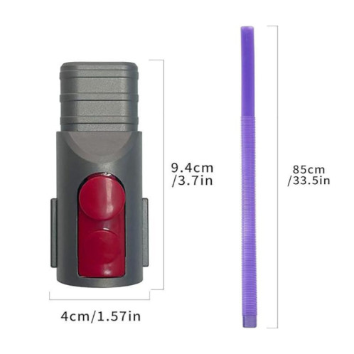 Pour Dyson V6 / DC Kit de nettoyage de conduit d'évacuation d'aspirateur sans fil avec fixation de tuyau violet SH6702455-06