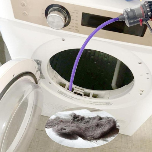 Pour Dyson V6 / DC Kit de nettoyage de conduit d'évacuation d'aspirateur sans fil avec fixation de tuyau violet SH6702455-06