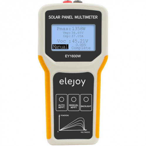 Multimètre pour panneau solaire photovoltaïque elejoy 1600 W MPPT (EY1600W) SE901A1969-09