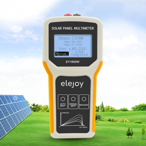 Multimètre pour panneau solaire photovoltaïque elejoy 1600 W MPPT (EY1600W) SE901A1969-09