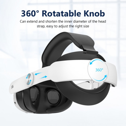 Pièces de rechange pour sangle de tête en éponge confortable pour casque de réalité virtuelle Meta Quest 3 SH1823281-08