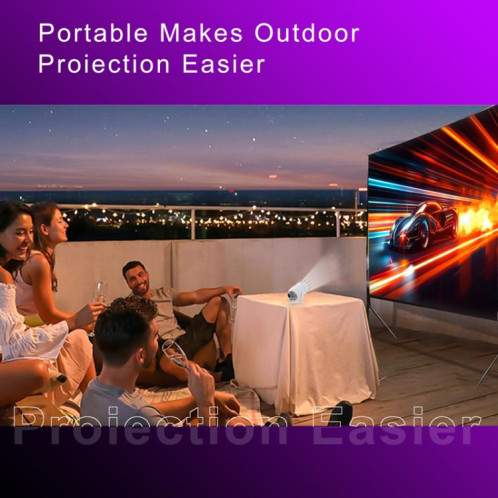Projecteur intelligent HY400 Android 12.0 Projecteur familial portable Prise AU SH8804241-013