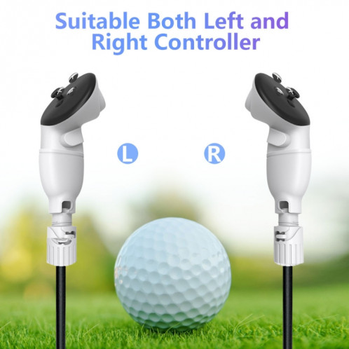 Pour Meta Quest 3S / 3 Controller Golf Club avec échelle et longueur réglable (blanc) SH801A330-06
