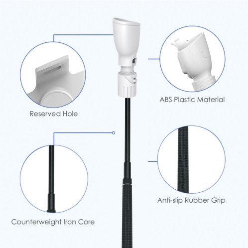 Pour Meta Quest 3S / 3 Controller Golf Club avec échelle et longueur réglable (blanc) SH801A330-06