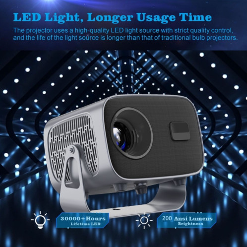 Projecteur portable intelligent Android 4K avec prise britannique SH5502923-013