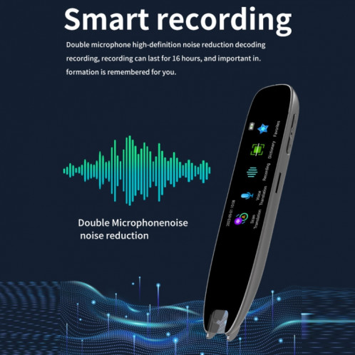 International Version Multi-language Scanning Offline Intelligent Simultaneous Translation Pen(Gray) SH701A398-011